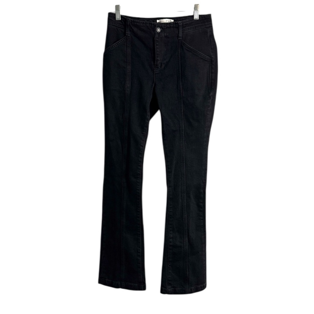 Free People Women’s Black Seamed Flare Jeans Size 27